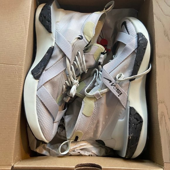 NIKE DRIFTER SPLIT ISPA GREY FOG BLACK OLIVE MENS 9 WOMENS 10.5 AV0733001 - Picture 3 of 10